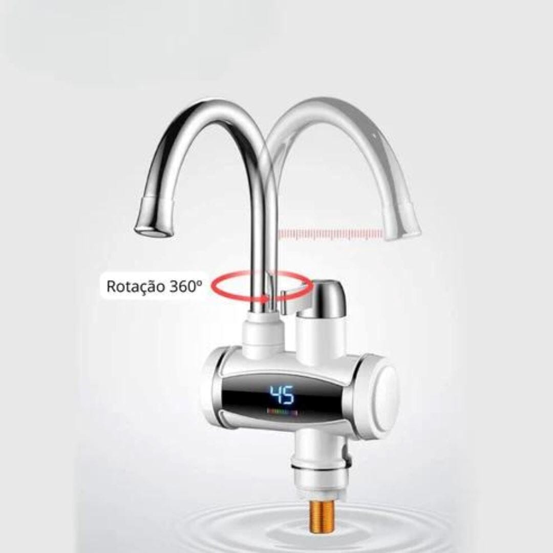 Torneira AcquaEase Digital LED Elétrica com Aquecimento 3300W - 220V - Decors