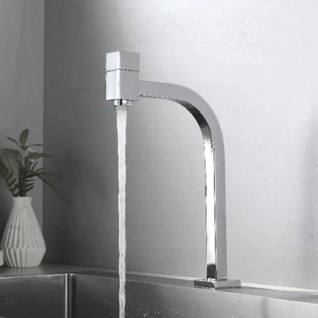 Torneira Alta SlimBack 90° para Lavabo 30cm - Decors