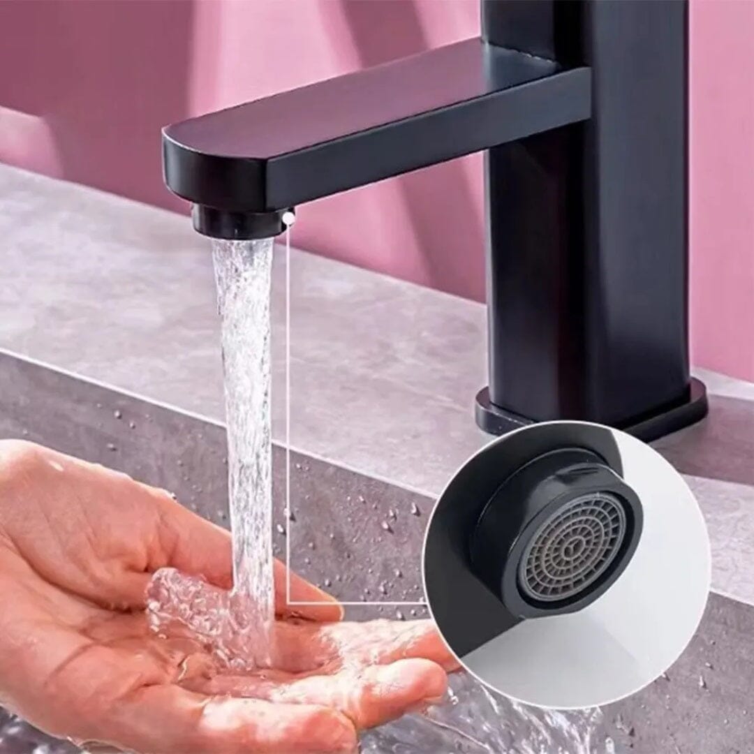 Torneira CuboFlex Monocomando - Água Quente e Fria em Aço Inoxidável