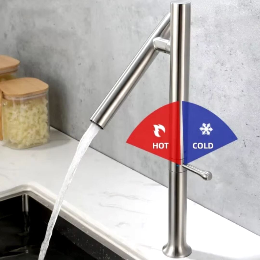 Torneira Gourmet Cross-Cut Slight 360° para Cozinha
