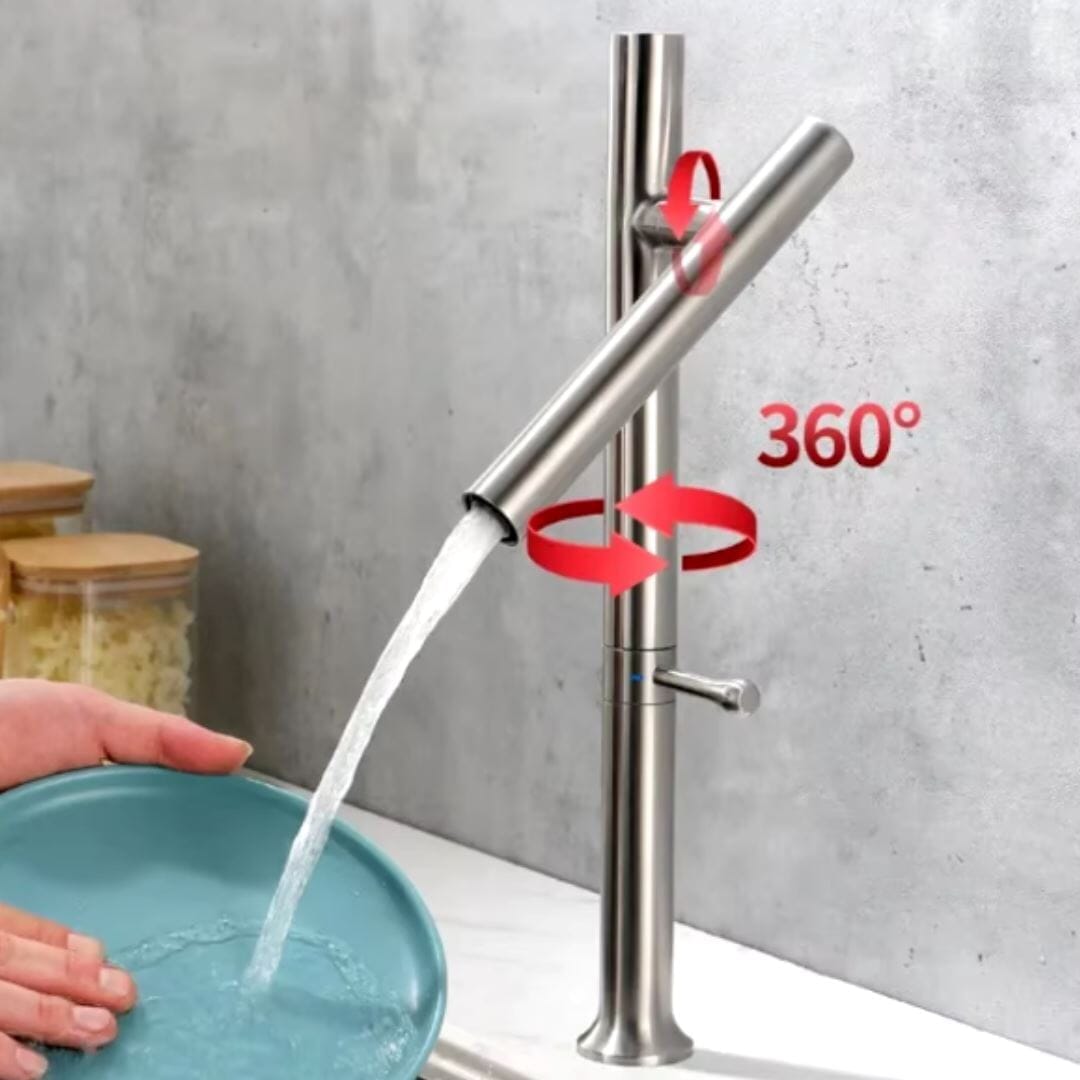 Torneira Gourmet Cross-Cut Slight 360° para Cozinha