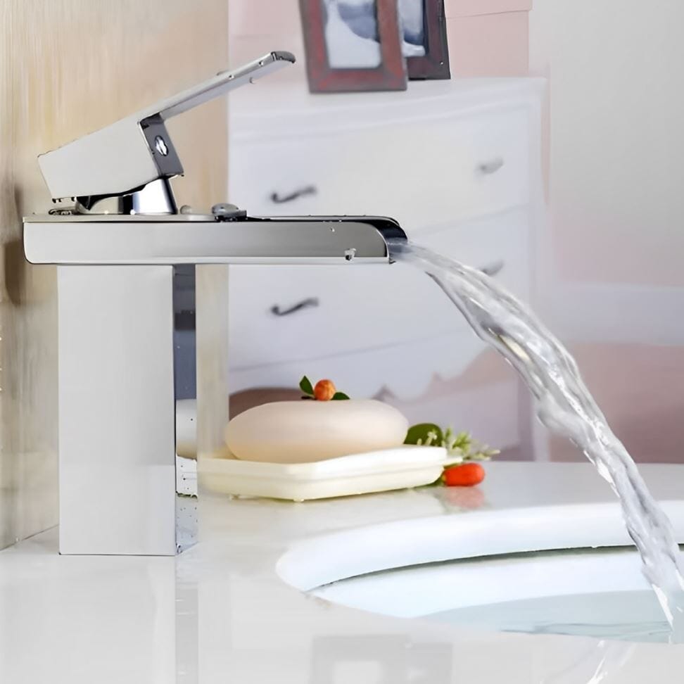 Torneira Minimalista Lift Inox - Monocomando para Lavabo