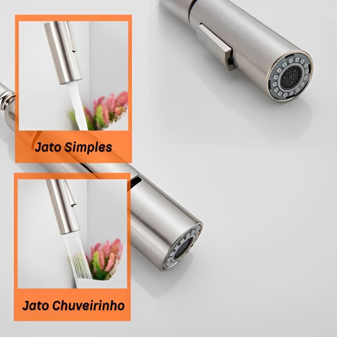 Torneira RetractLux Smart Acionamento Touch