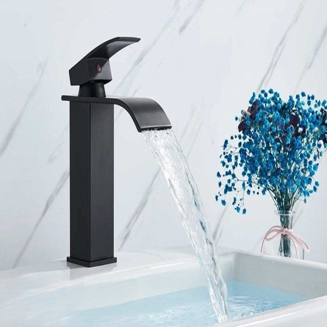 Torneira Monocomando Cascata Slim 27cm - Aço inoxidável e Água Quente e Fria