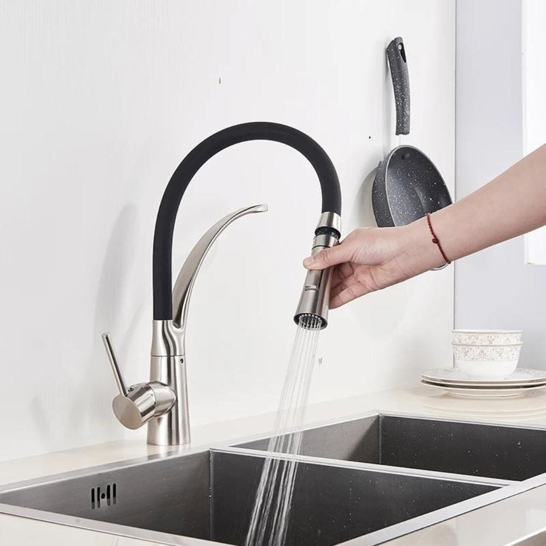 Torneira Móvel Chrome Pull Down