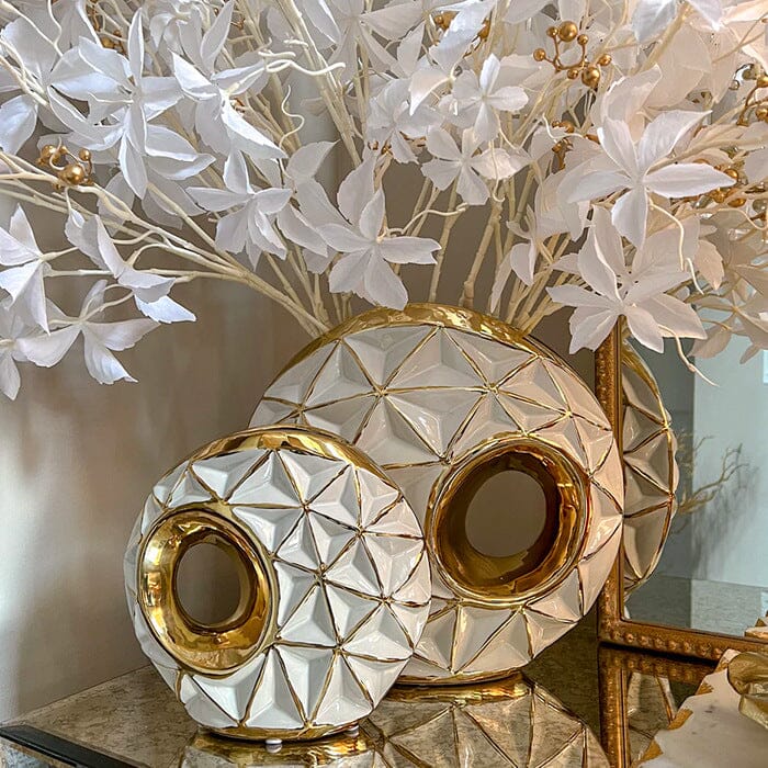 Vaso de Luxo Banhado a Ouro Charlotte - Decors