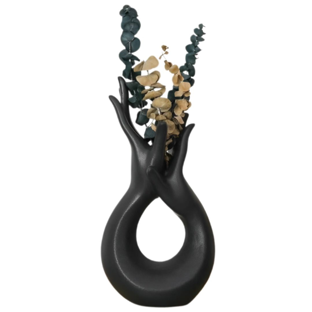 Vaso Decorativo Abstrato Hands